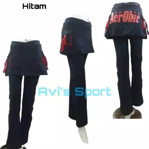 Celana Senam Rok Kantong / CBR Rok Aerobic / Celana Aerobic