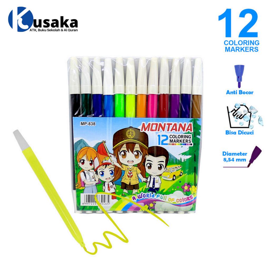 

Spidol Warna 12 Pcs Mewarnai anak