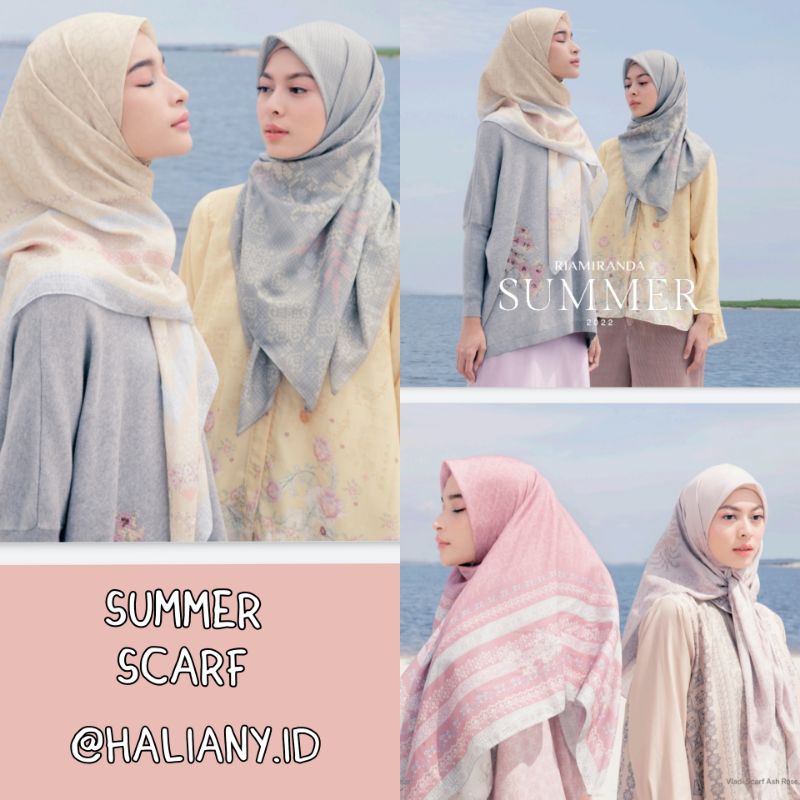 NO JASTIP SCARF RIA MIRANDA SUMMER 2022 , VLADI SCARF , CELYA SCARF