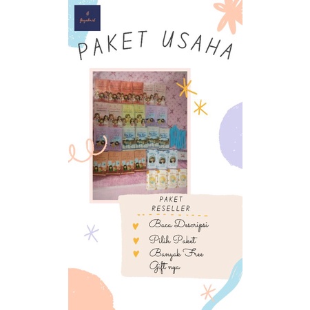 [ PAKET USAHA ] Paket RESELLER Masker Organik & Peel Off [ Baca Deskripsi ]