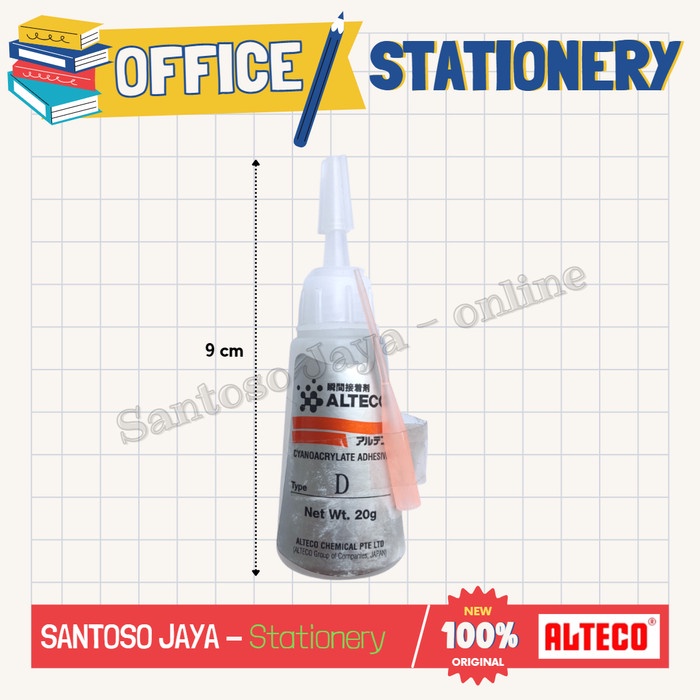 

Lem Serba Guna ALTECO Type D 20g - Super Glue ALTEKO Botol - 20 gram