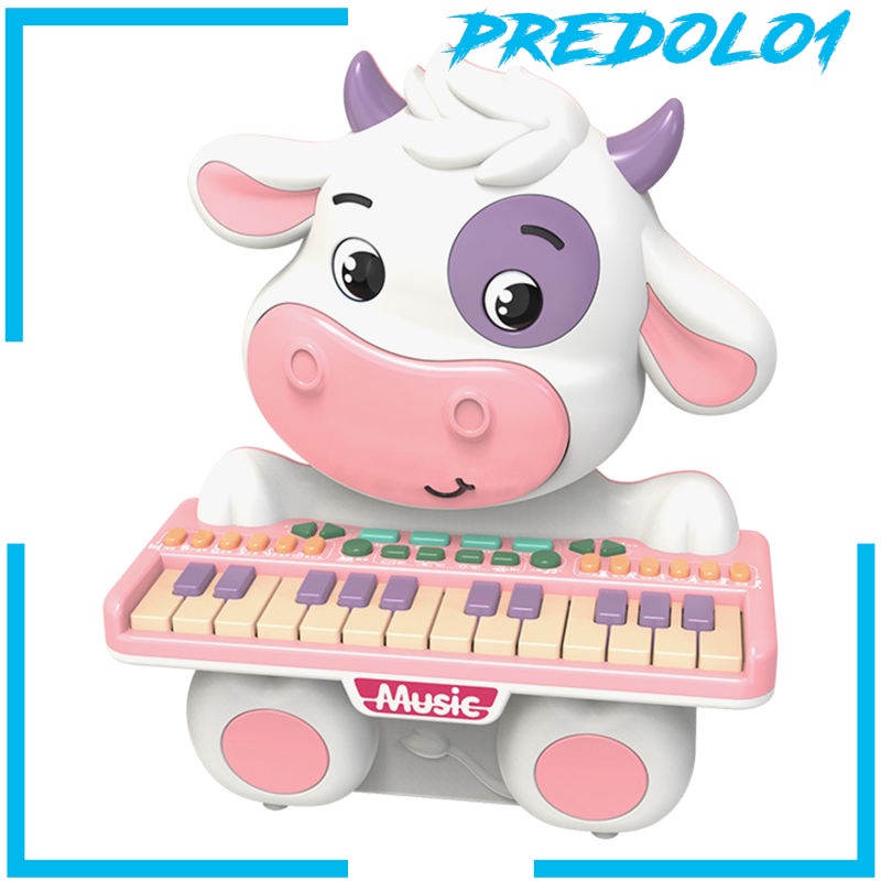 [PREDOLO1] Music Piano Toy No Noise Enlighten Musical Talents Soft Lighting for Baby