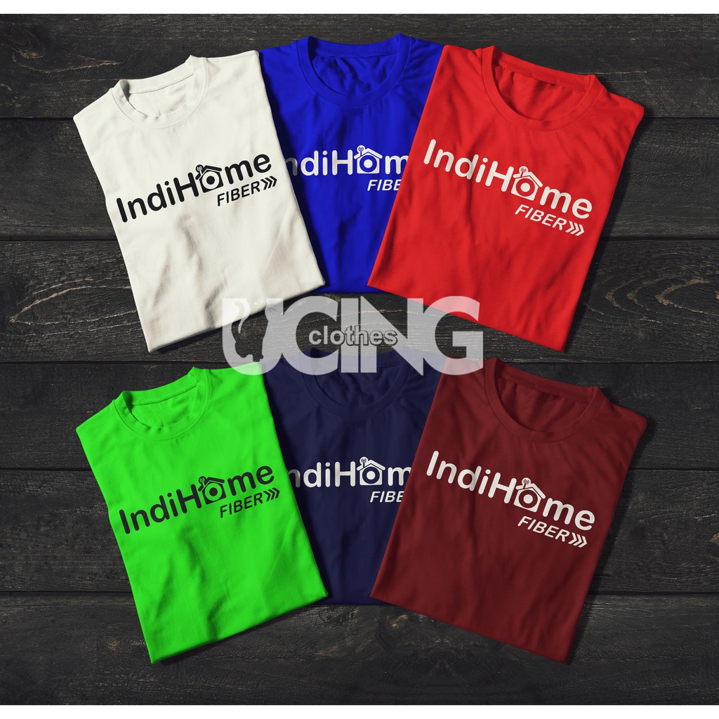 Kaos Baju Indihome Fiber Kaos Perusahaan