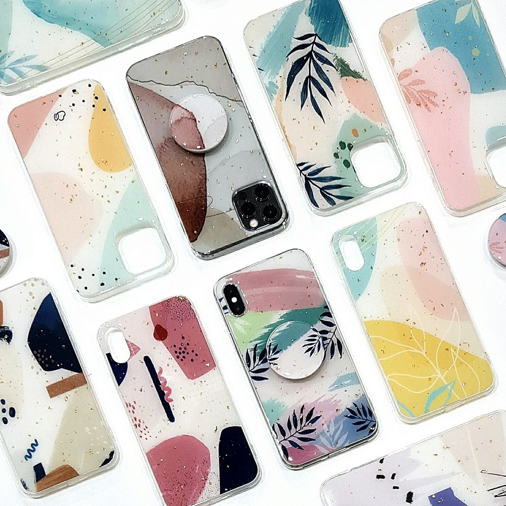 IPHONE 11 PRO 11 PRO MAX 12 MINI 12 12 PRO 12 PRO MAX 13 PRO 13 PRO MAX| POPATEN Soft Jelly Case Pop Patterns Abstrak