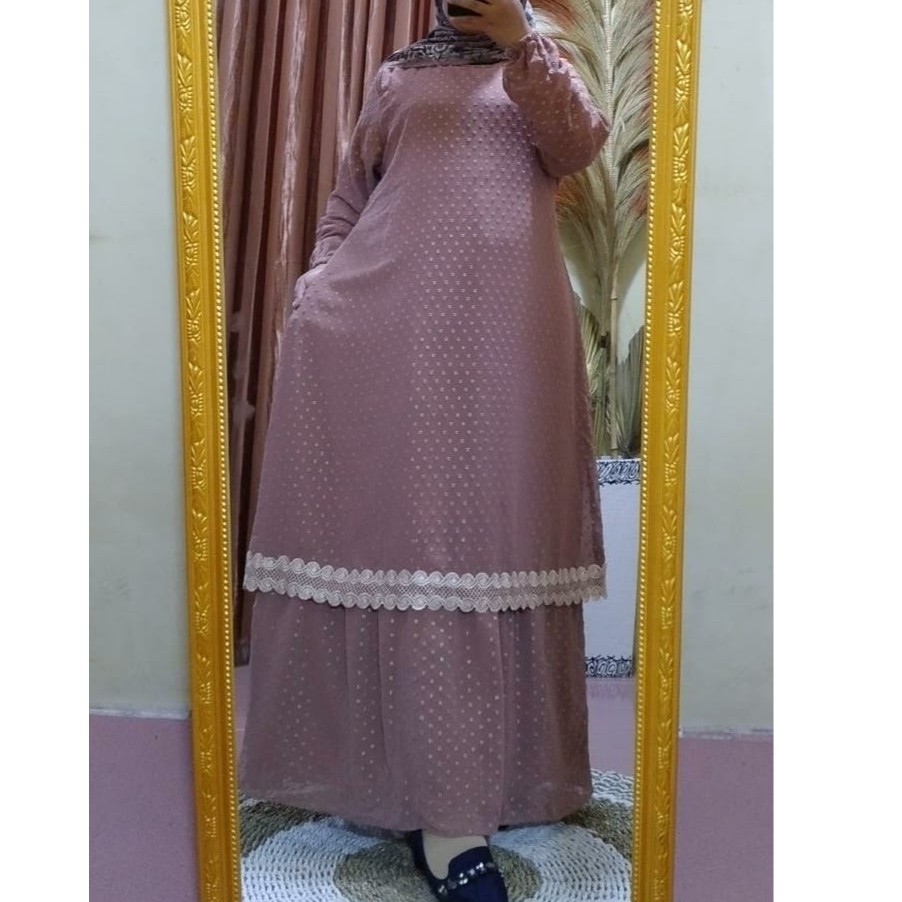 Gamis Syar'i Pesta ceruty