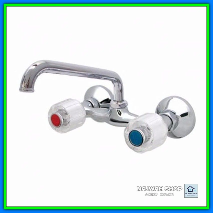 Kran Cuci Piring San Ei K 35 C Kran Angsa Tembok Panas Dingin atau Kran Air Leher Angsa Murah