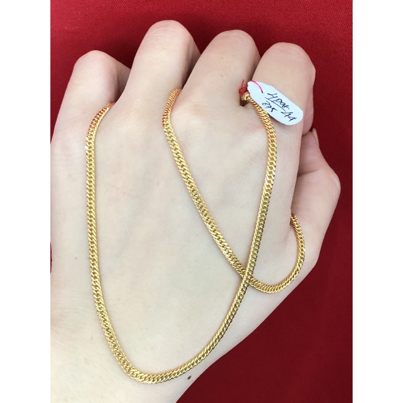 Kalung rantai sampan emas asli 375/8k
