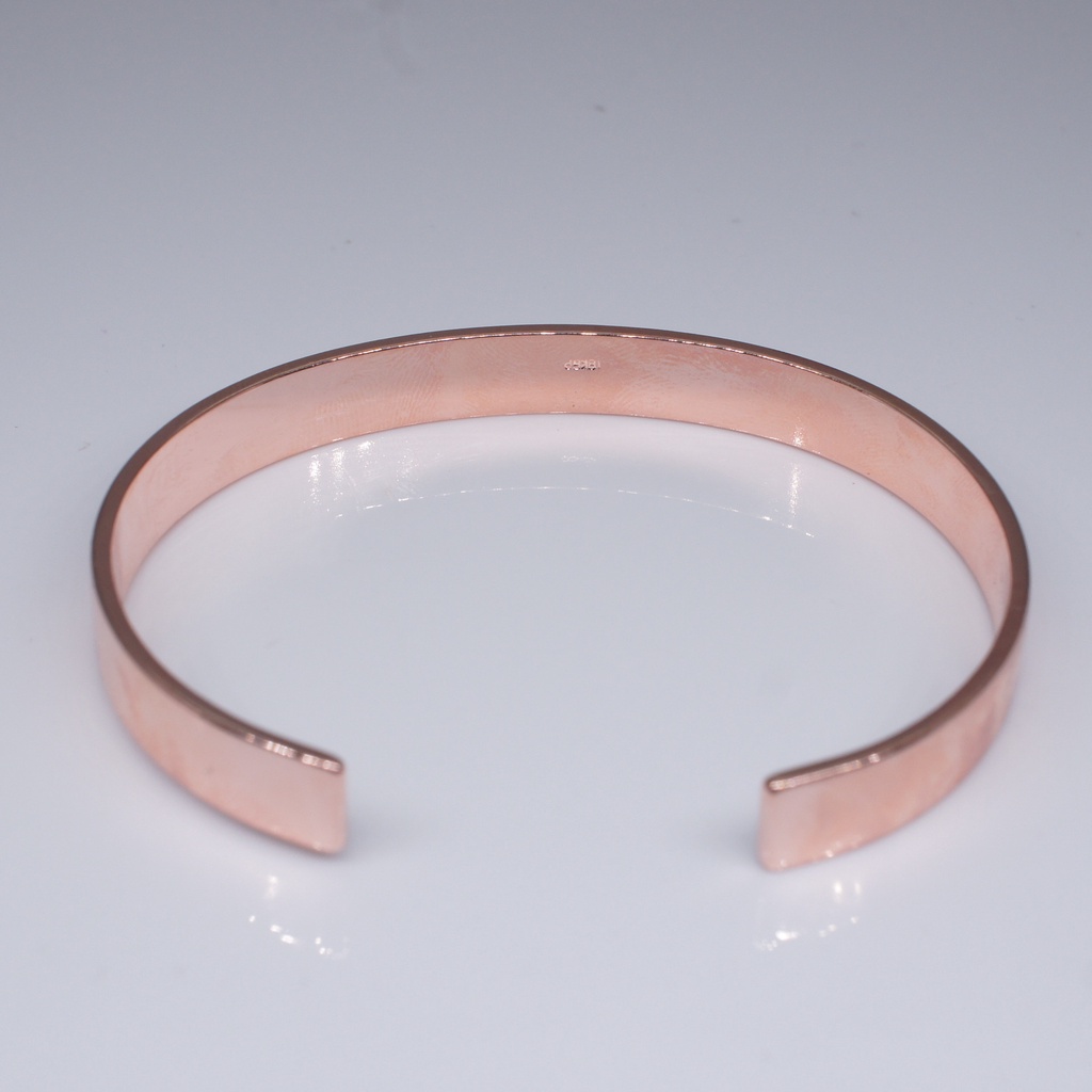 Gelang Magnetik Bahan Stainless Steel Warna Rose Gold Untuk Kesehatan