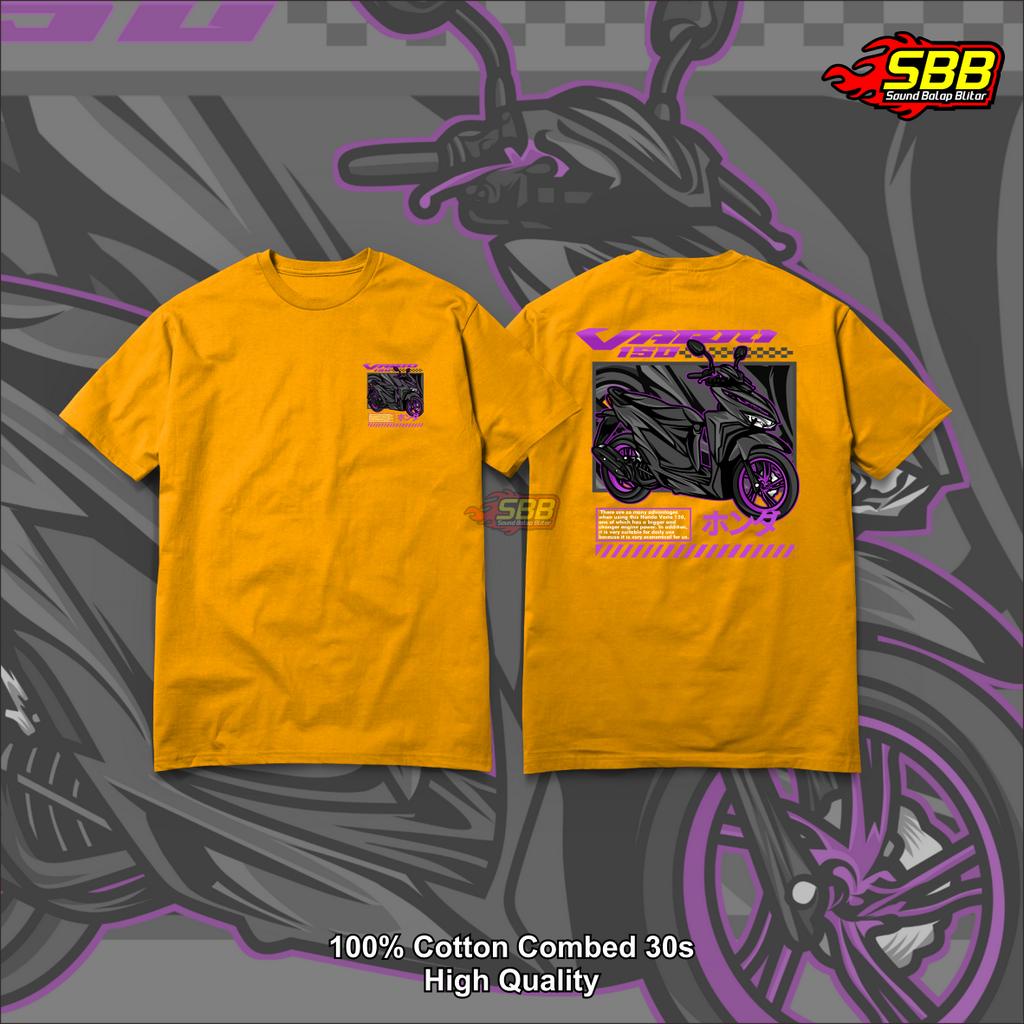 Kaos Racing Vario 160 Distro Katun Combed Soundbalapblitar