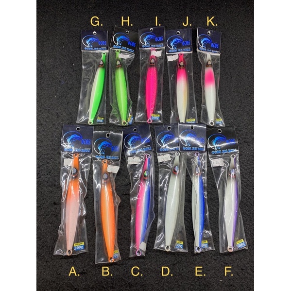 METAL JIG COPI TOKAYO 200 GRAM FULL FOSFOR