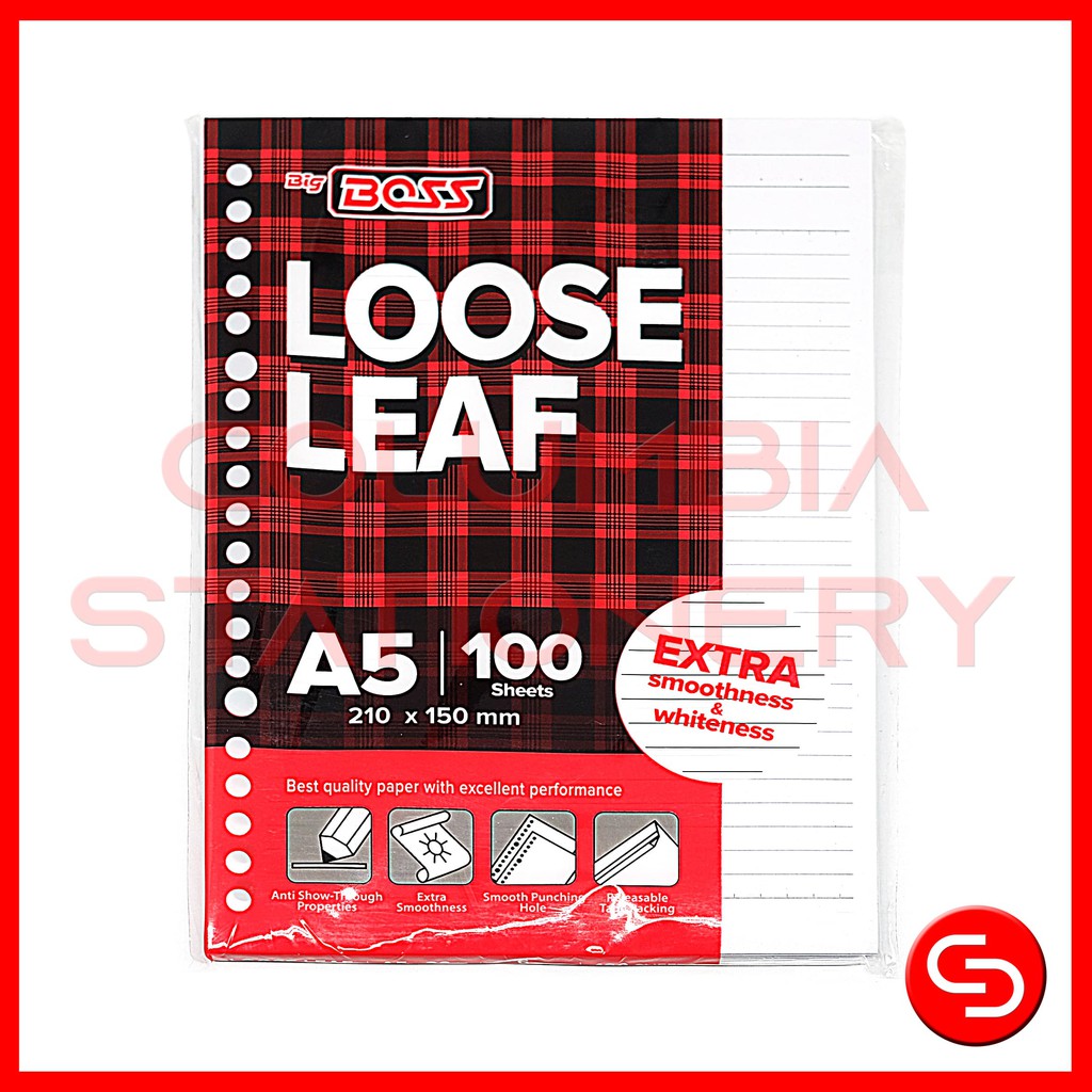 

Kertas Binder A5 20 Ring (100 Lbr)