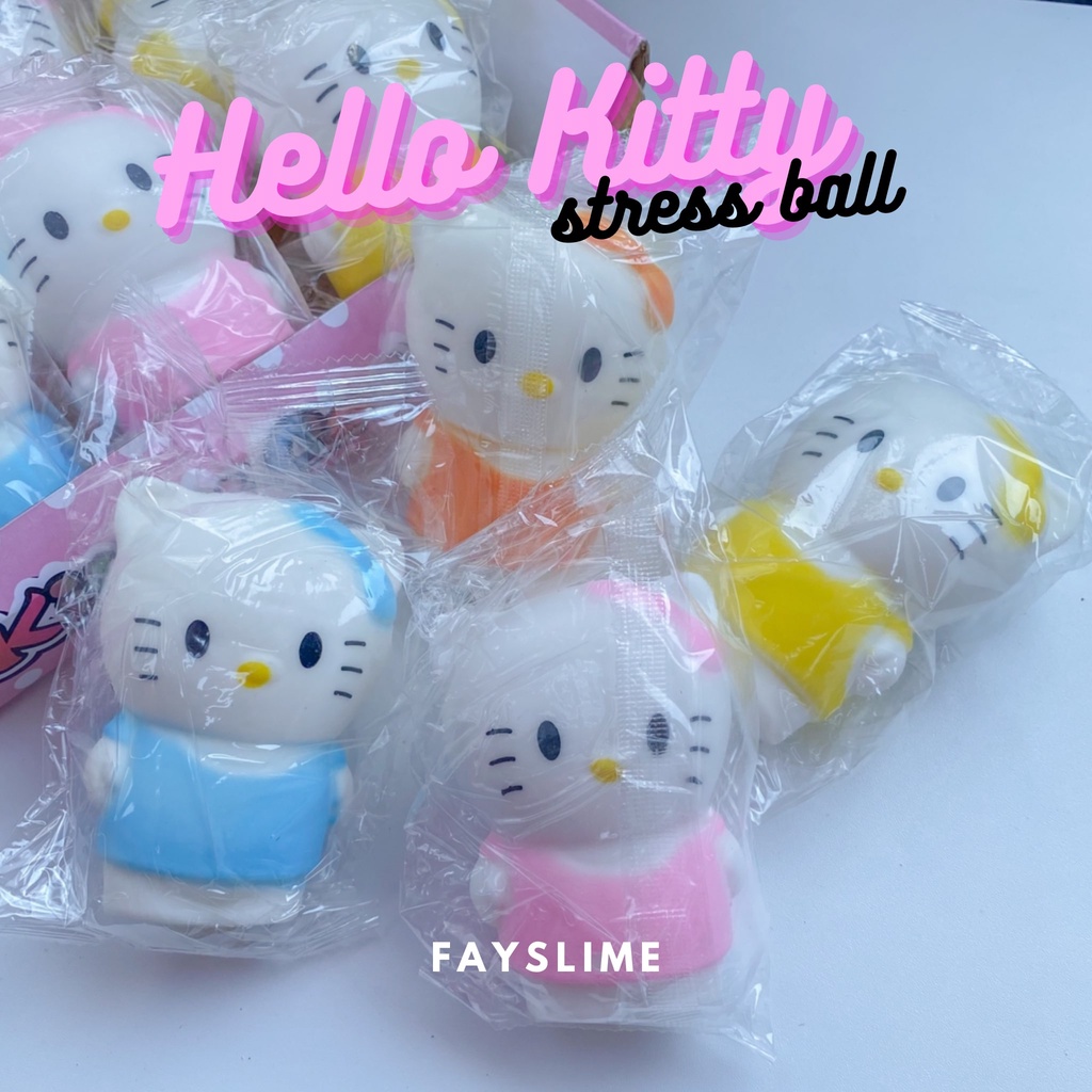 Mainan Stressball Hello kitty | squishy hello kitty