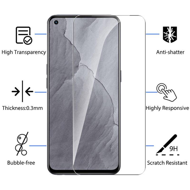 Pelindung Layar Tempered Glass Untuk OPPO Realme C15 C11 5 / 5i / 6i C12 C2 C3 C11 C17 C21Y C25 3 6i 8 XT 5i Ci Realme 3PRO 5PRO
