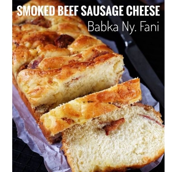 

Smoked Beef Sausage Cheese Babka, Roti/Bread/Babka Ny. Fani