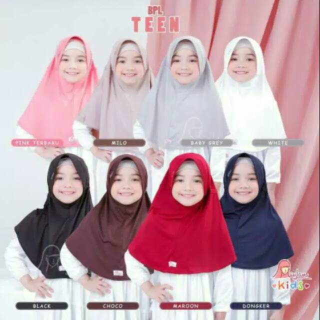 COD Kerudung Sekolah Anak Miulan Bergo BPL Teen Jilbab Anak 10 Tahun Terlaris