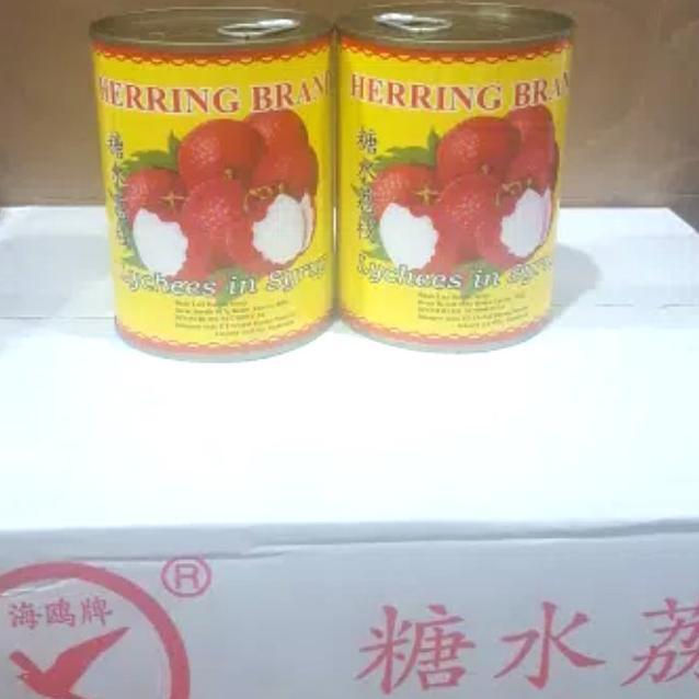

Buah Lychee Dalam Kaleng Herring Brand Lychee Isi 12klg x 567gr