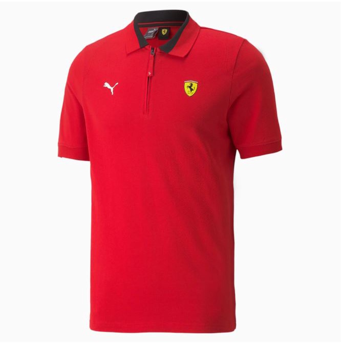 Kaos Polo PUMA Ferrari Race Polo Rosso Corsa ORIGINAL