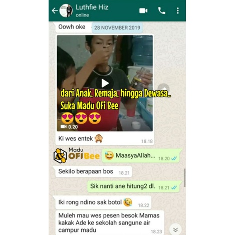 [COD) Madu Murni Asli Madu Nektar Bunga