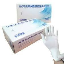 SARUNG TANGAN KARET LATEX / SUPERLIFE / NITRILE GLOVES WHITE