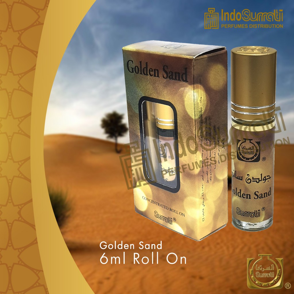 Parfum GOLDEN SAND 6ml Roll On | Parfum Surrati | Surrati Perfumes | Bibit Minyak Wangi