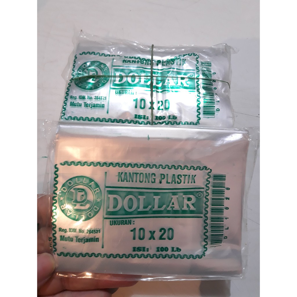 

[DOLLAR] Plastik Bening 10 x 20 CM