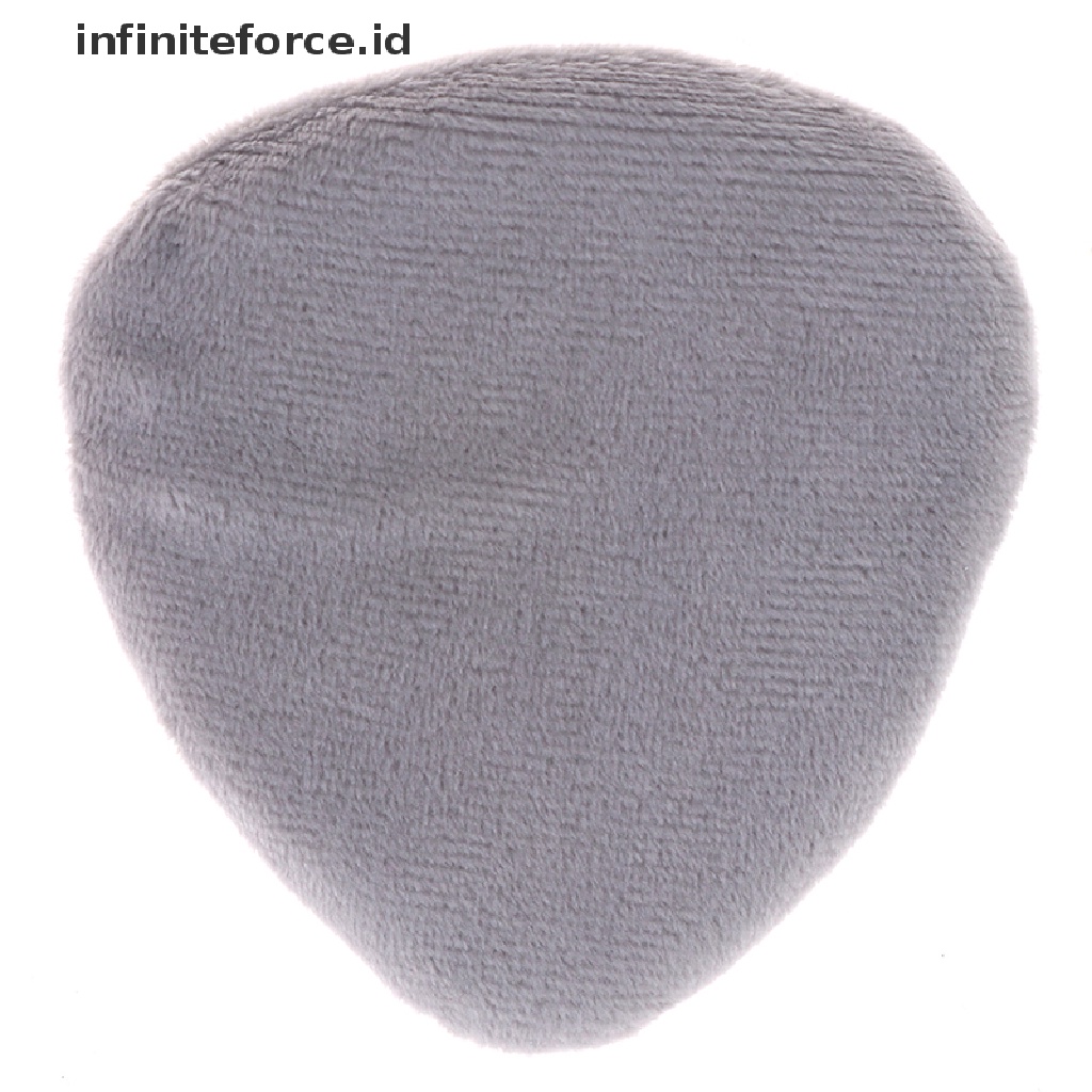 Infiniteforce.id Spons Puff Mini Bentuk Tetesan Air Bahan Katun Satin Velvet Untuk Makeup / Kosmetik Wanita