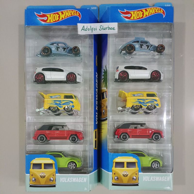 hotwheels hot wheels isi 5 pack Volkswagen vw golf gti Volkswagen custom beelte Volkswagen kool komb