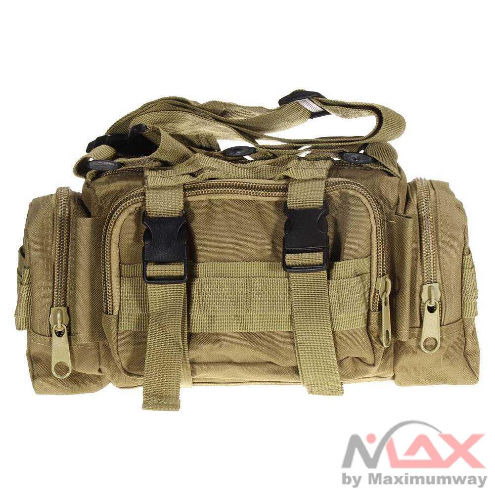 IMOK Tas Selempang Pria Army Sling Bag 6L - BL015 Warna Coklat