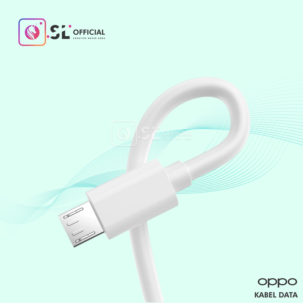 ORIGINAL BERGARANSI KABEL DATA OPPO FAST CHARGING MICRO USB