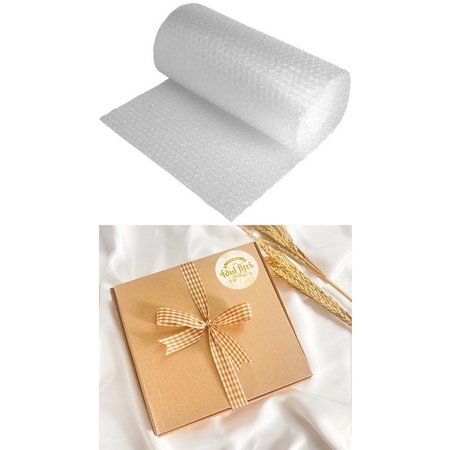 

Tambahan bubblewrap + Dus box dompet/ tas