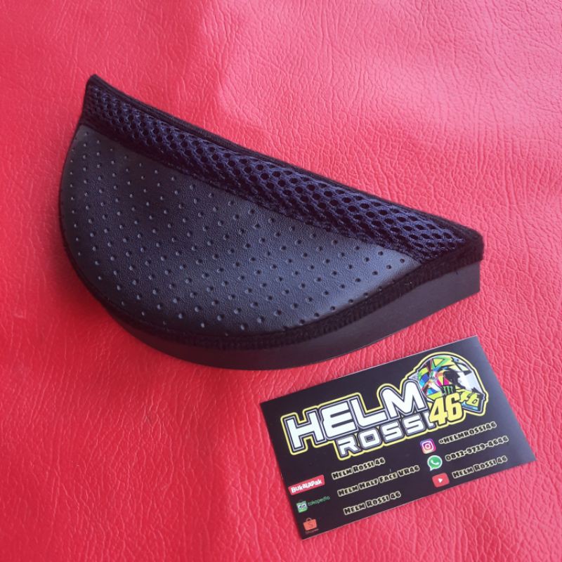 CHIN GUARD DAGU Busa Mulut - Penahan Debu Masuk ke Helm Universal ke semua Merk Helm Hitam Biru Merah