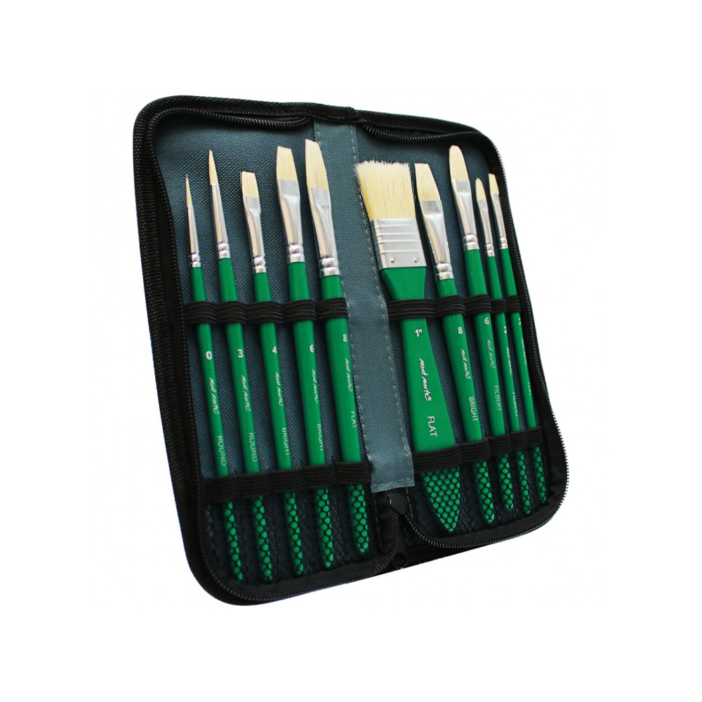 

MM BRUSH SET IN WALLET 11PC+OIL (BMHS0031)