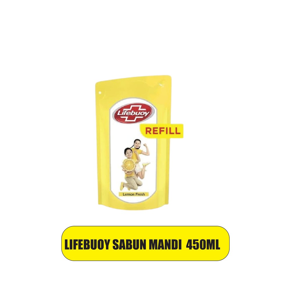 Jual Lifebuoy Sabun Mandi Cair Lemon Fresh 450ml Shopee Indonesia