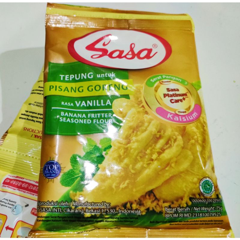 

Tepung pisang goreng vanila tempung crispy goreng pisang Dandeshop