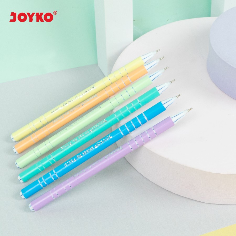 

BALL PEN PULPEN PENA JOYKO BP-336 MY PASTEL 0.7 mm BOLPEN MURAH HITAM BLACK WARNA WARNI || Kimarli.Store