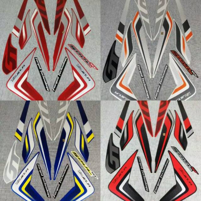 striping Sticker Standar Motor Yamaha Mio Soul GT 2014