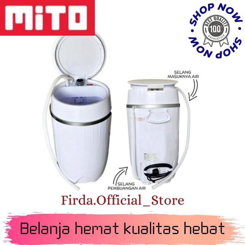 Mito WM1 Mesin Cuci Portable ( 3,5 Kg ) DIJAMIN ORI