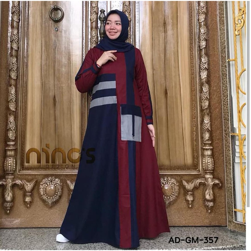 WIDA DRESS Bahan Wolfice Pakaina Wanita Gamis Panjang Terusan Gamis Wanita Dress Mulim Terbaru 2022