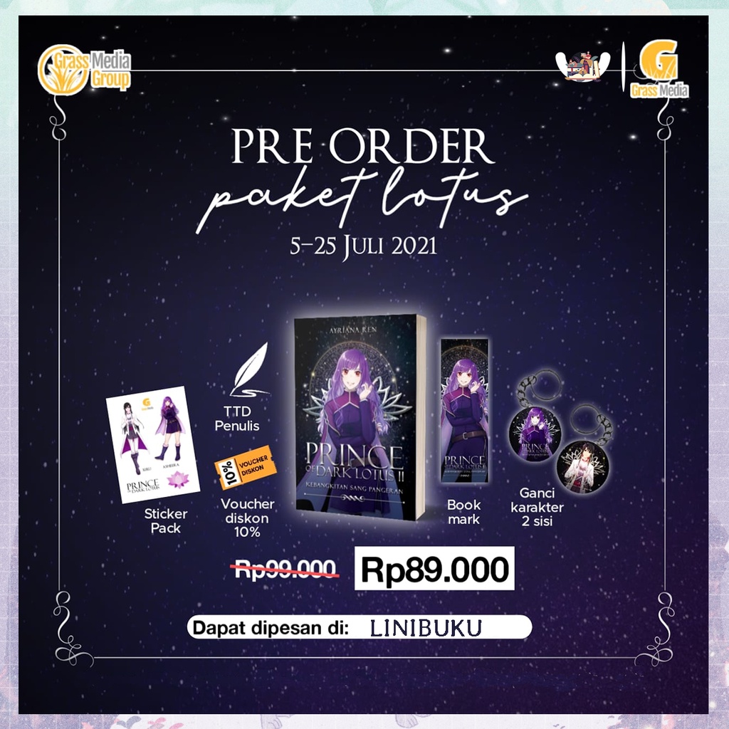 Novel Prince Of Dark Lotus 1 & 2 karya ayriana_ren-BUKU 2
