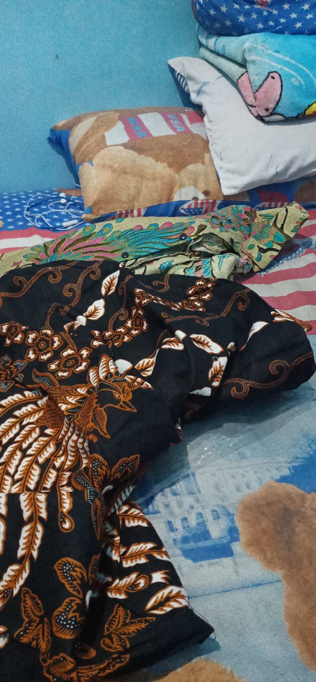 Kemeja Batik Lengan Pendek 021 Risna Batik Hrb026 Hem Batik Murah Seno Sogan Bakung Padi Manggar