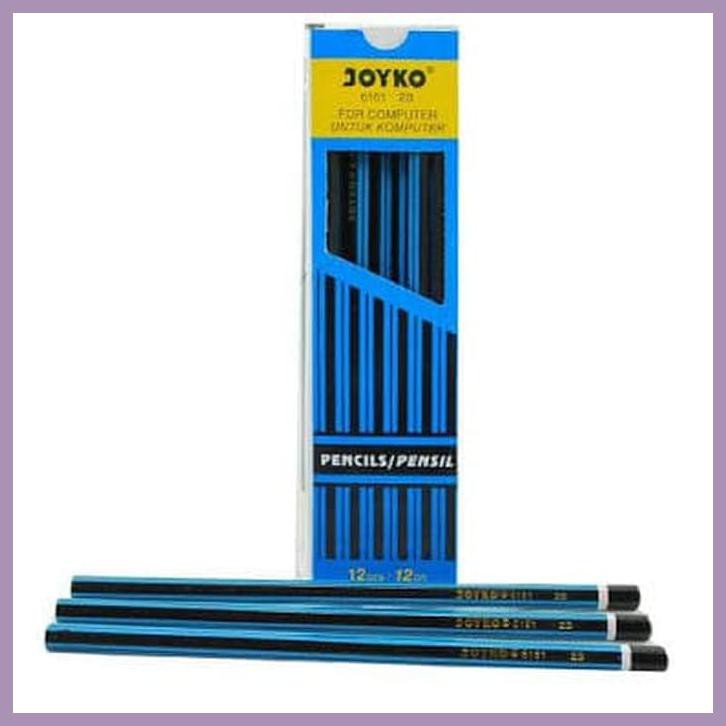 

JOYKO PENCILS 2B PENSIL KAYU 2B JOYKO 6161 UNTUK KOMPUTER