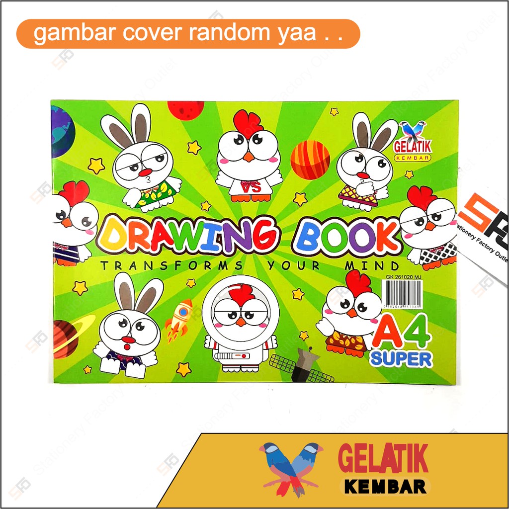 Jual Buku Gambar A4 Gelatik Kembar Satuan Shopee Indonesia 6943