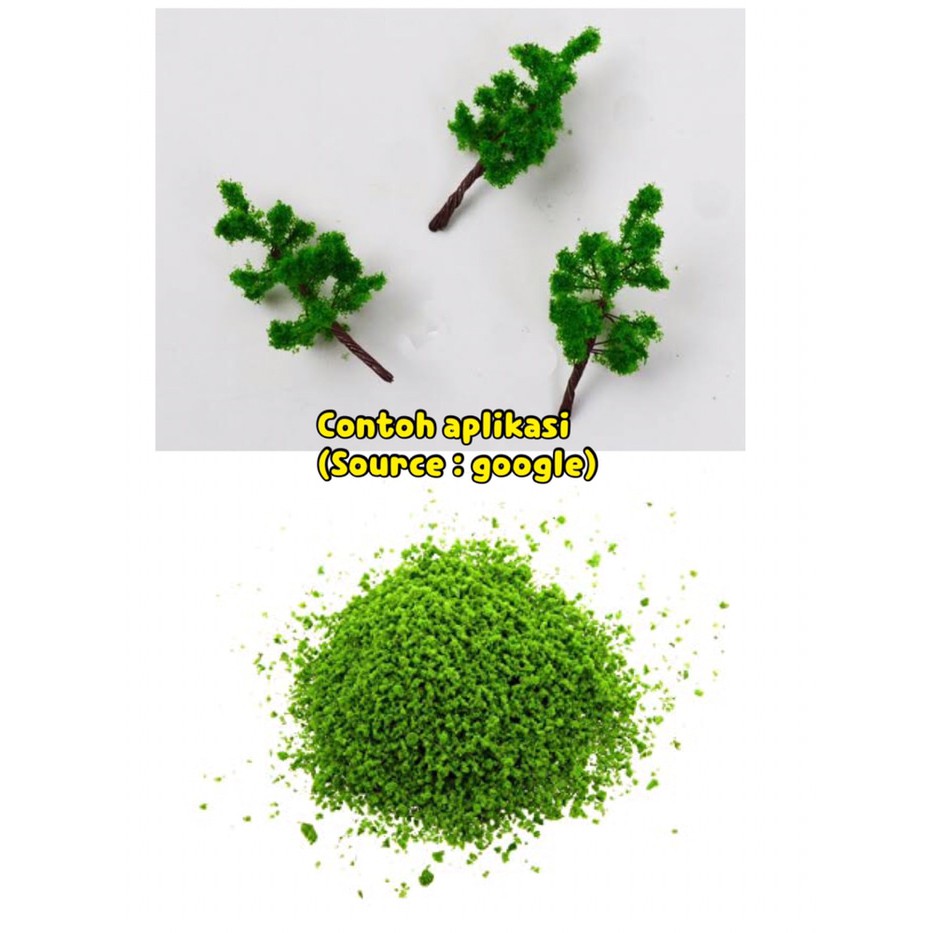 Artificial grass rumput palsu miniature doll house fake tree maket diorama