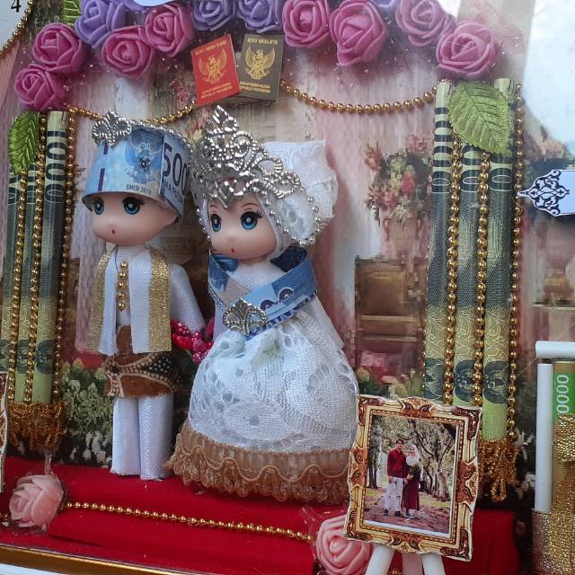 JASA UANG MAHAR PERNIKAHAN / MAHAR PERNIKAHAN MURAH BONEKA PENGANTIN