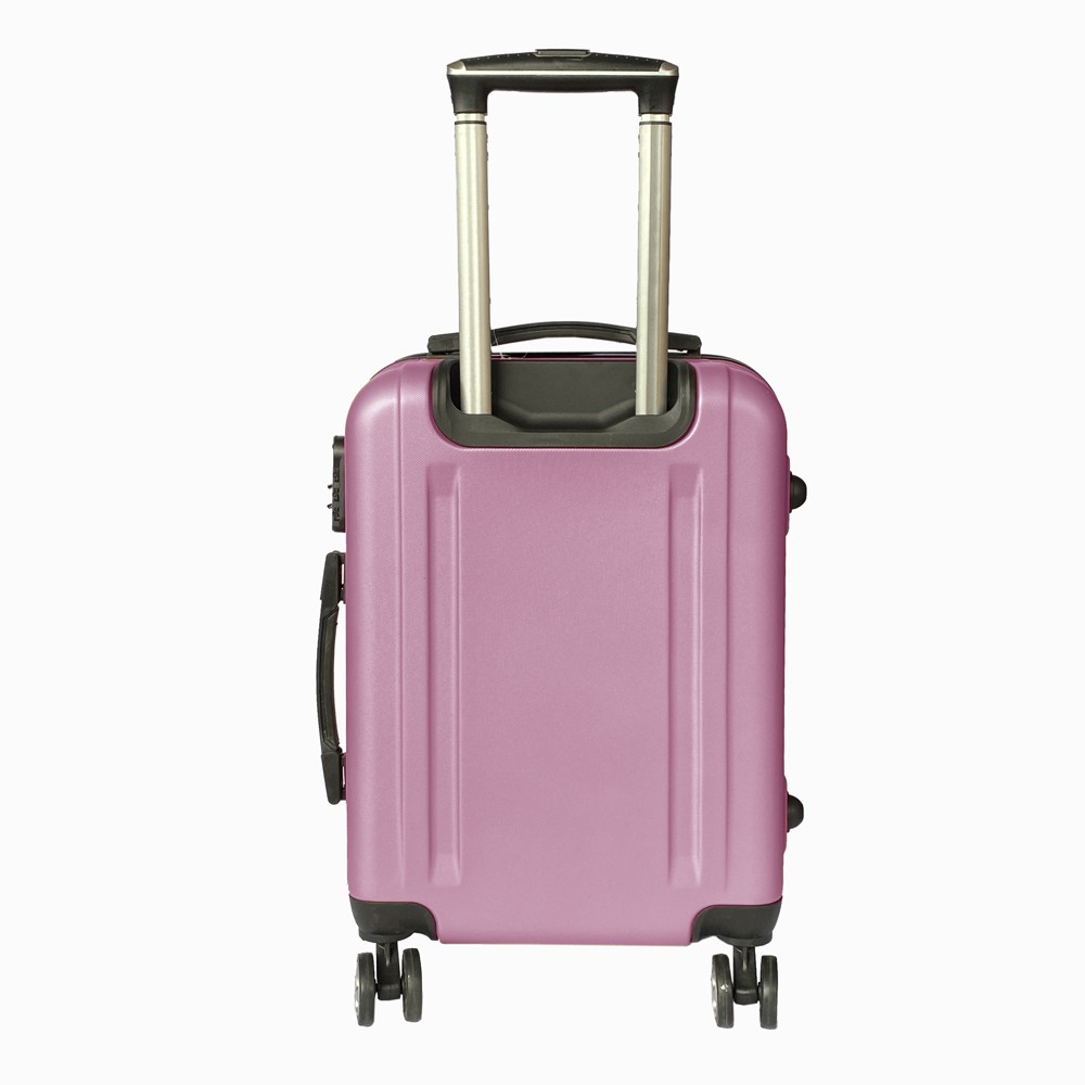 Free Shipping! Koper Fiber POLO MILANO Koper Kabin 20inch Koper Travelling Anti Pecah TC23 - Pink