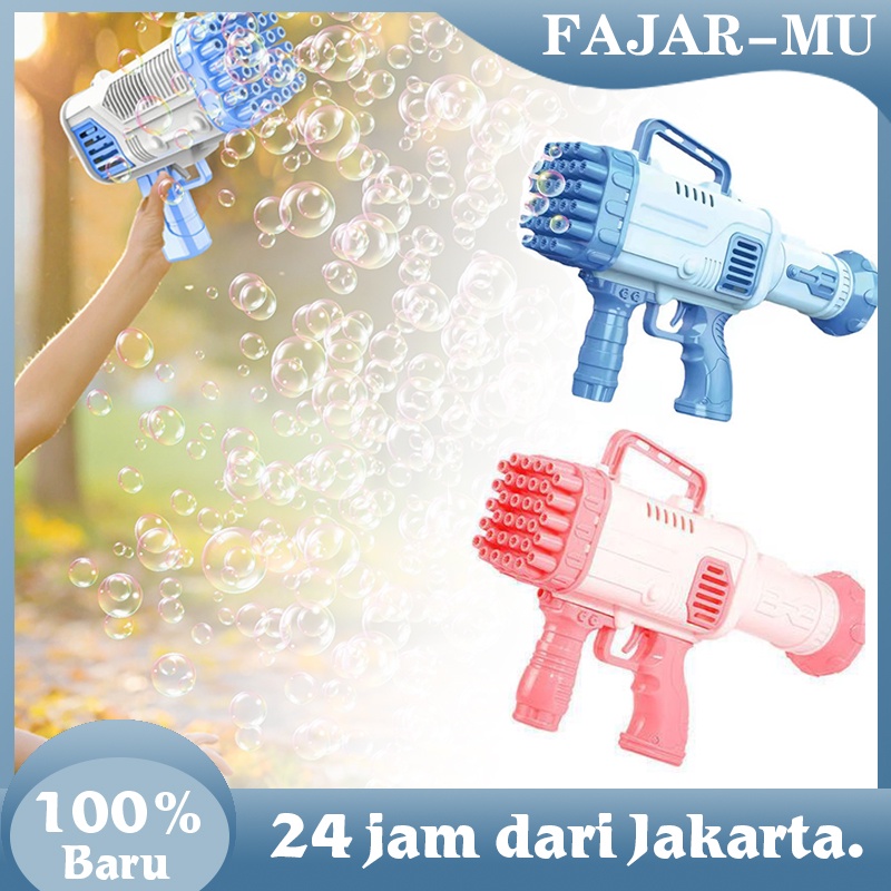 32 Lubang Automatic Bubble Gun Mainam Bubble Gun Besar Jumbo  Big Bubble Gun Pistol Bubble Gun Maina