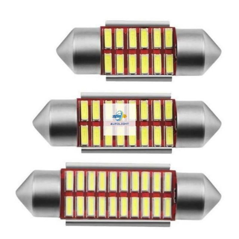 Lampu LED Plafon Kabin Mobil 4014 SMD 31MM&amp; 36MM Cabin Lampu Mobil