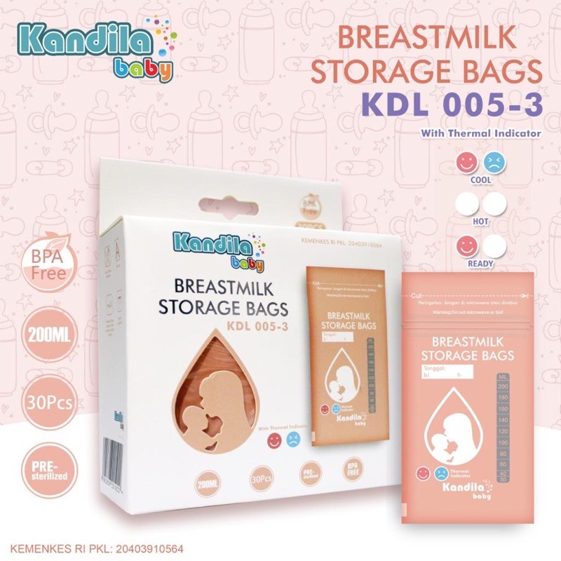 [READY] Kandila Baby Breast Milk Storage Bags Kantong Asi