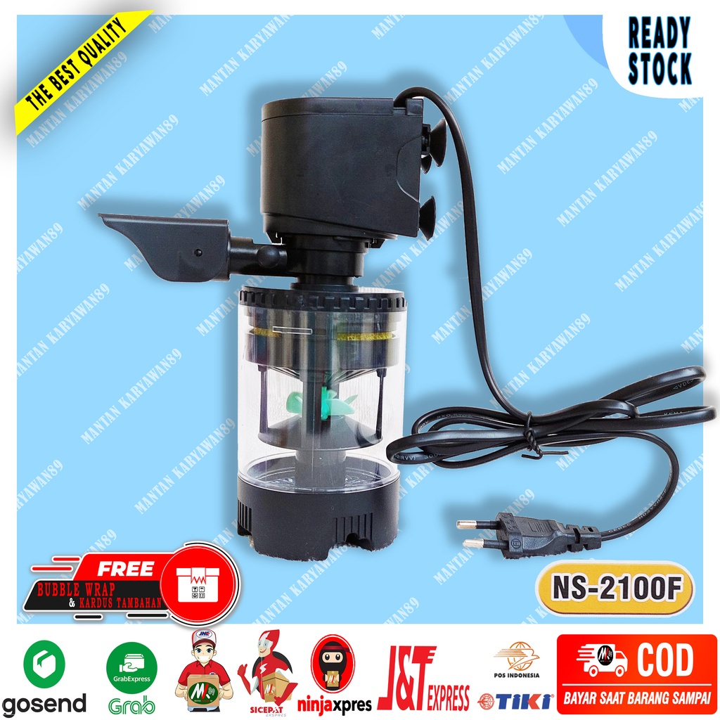 Pompa Air Aquarium Celup Nikita Star NS 2100F Tanpa Kuras Akuarium Original Aksesoris Filter Kebutuh
