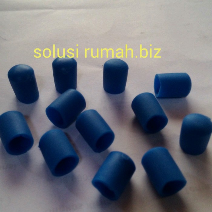 KAKI KARET BULAT 9MM MASUK LUAR PIPA SS GELAS STAINLESS